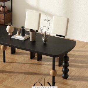 Black Abacus Leg dining table